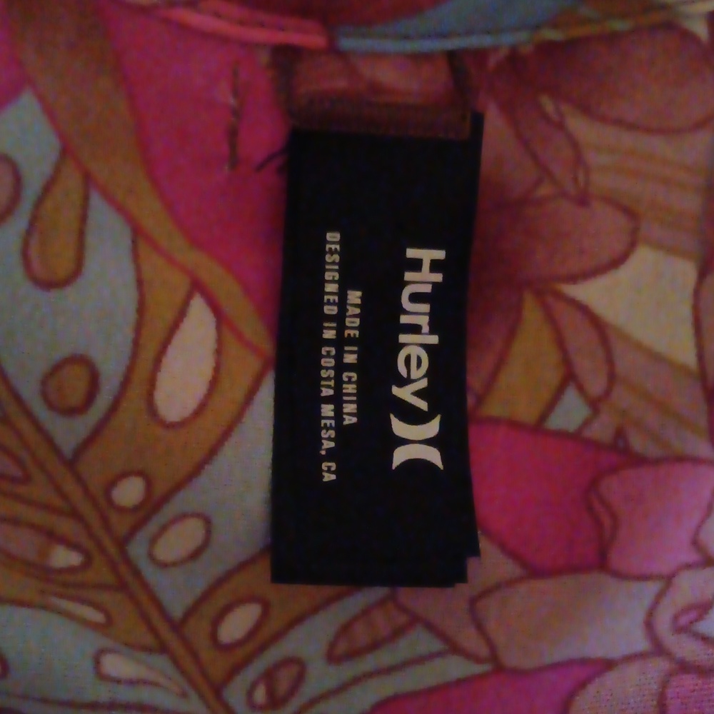 - HURLEY FLORAL CROP TOP XL - Picture 3 of 4